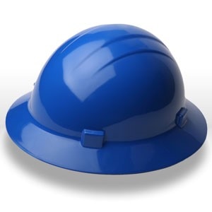 ERB 3M 19206 Full Brim Hard Hat Blue Ansi Z89.1 Type 1