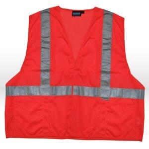 ERB 3M 14520 Hi-viz Safety Vest Ansi Class 2 Xl Orange