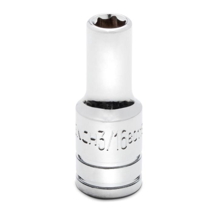 GEARWRENCH Gearwrench 80115S-06 Socket 1/4 in Drive 6 Point 3/16 in