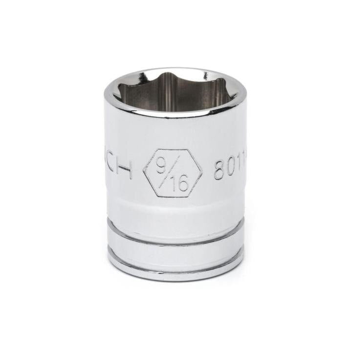 APEX Apex 80114D Socket 1/4 in Drive 6 Point 9/16 in Sae