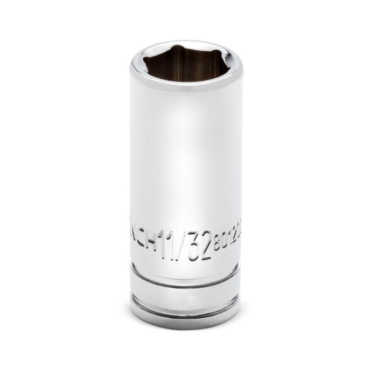 GEARWRENCH Gearwrench 80120S-06 Socket 1/4 in Drive 6 Pt 11/32 in