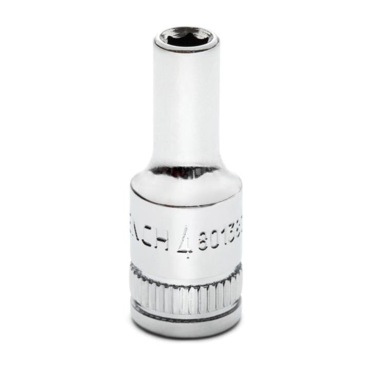 GEARWRENCH Gearwrench 80138S-06 Socket 1/4 in Drive 6 Point 4 Mm