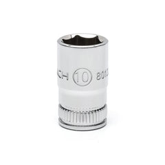 APEX Apex 80132 Socket 1/4 in Drive 6 Point 10 Mm Chrome