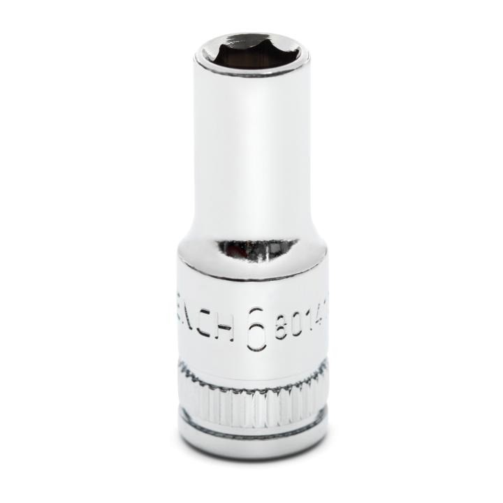 GEARWRENCH Gearwrench 80141S-06 Socket 1/4 in Drive 6 Point 6 Mm