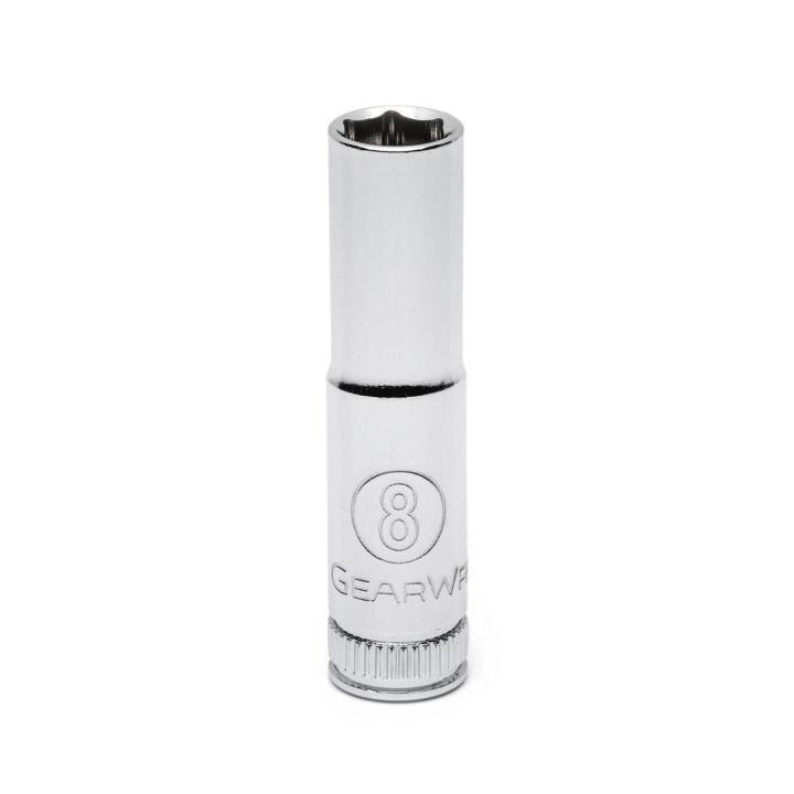 APEX Apex 80143 Socket 1/4 in Drive 6 Point 8 Mm Chrome