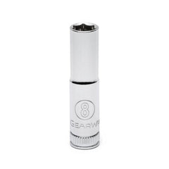 APEX Apex 80143 Socket 1/4 in Drive 6 Point 8 Mm Chrome