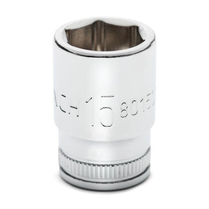 GEARWRENCH Gearwrench 80150S-06 Socket 1/4 in Drive 6 Point 15 Mm