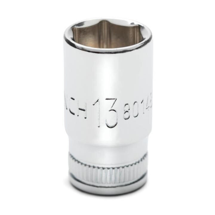 GEARWRENCH Gearwrench 80148S-06 Socket 1/4 in Drive 6 Point 13 Mm