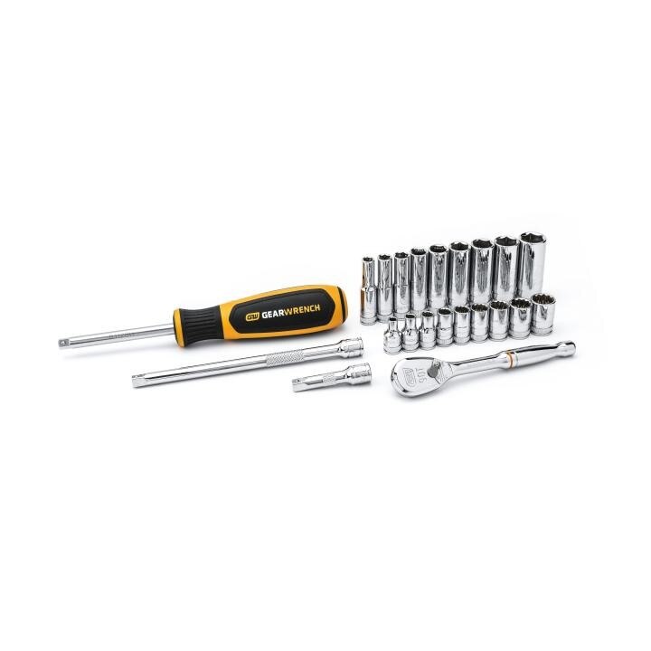 APEX Apex 80327 Mechanics Tool Set 1/4 Inch Drive Metric
