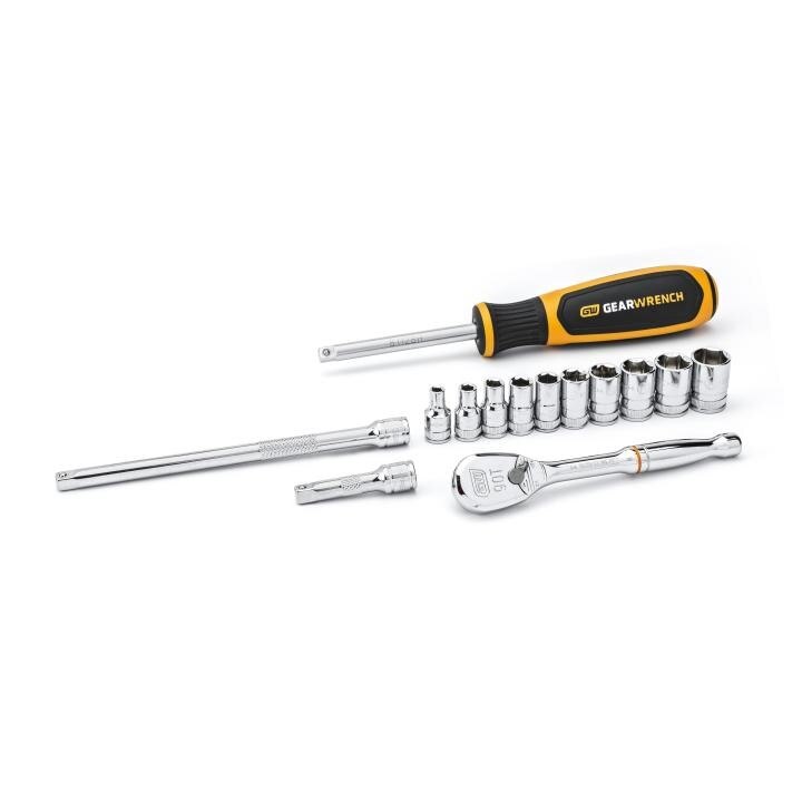 APEX Apex 80326 Mechanics Tool Set 1/4 Inch Drive 6 Point