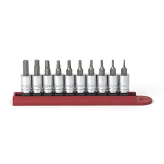 APEX Apex 80323 Hex Bit Socket Set 1/4 in Drive Sae 10 Pc