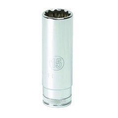 APEX Apex 80235 Socket 1/4 in Drive 12 Point 8 Mm Chrome