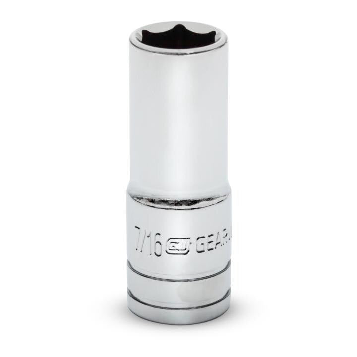 GEARWRENCH Gearwrench 80366S-06 3/8 Inch Drive 6 Point 7/16 Inch Socket