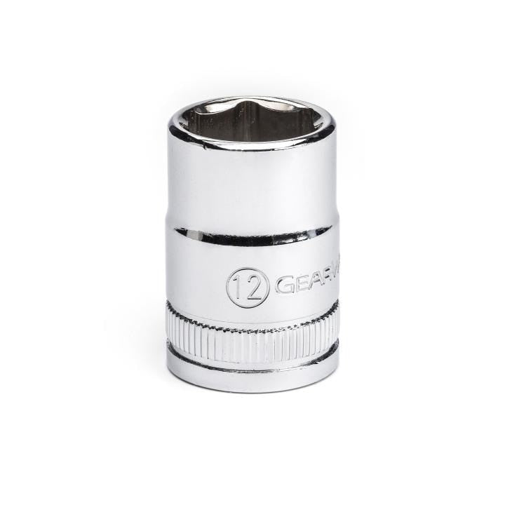 APEX Apex 80380 Socket 3/8 in Drive 6 Point 12 Mm Chrome