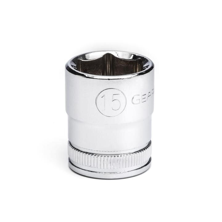 APEX Apex 80383 Socket 3/8 in Drive 6 Point 15 Mm Chrome