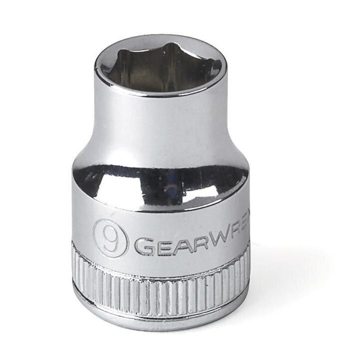 APEX Apex 80377 Socket 3/8 in Drive 6 Point 9 Mm Chrome