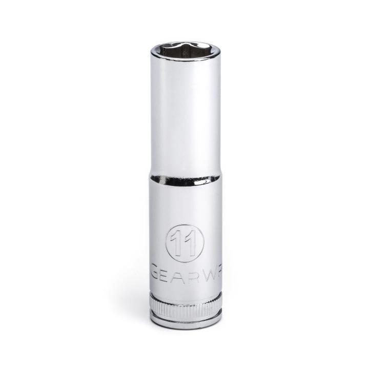 APEX Apex 80393D Socket 3/8 in Drive 6 Point 11 Mm Chrome