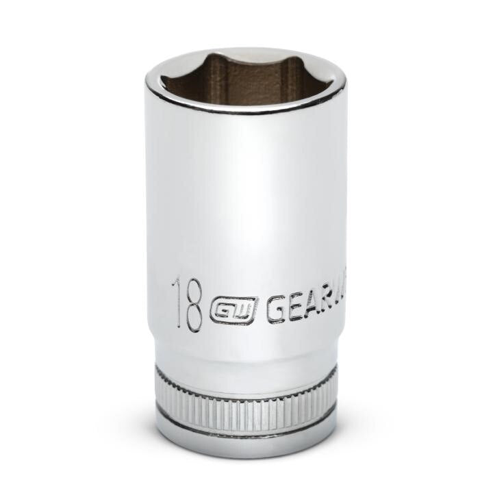 GEARWRENCH Gearwrench 80400S-06 Socket 3/8 in Drive 6 Point 18 Mm