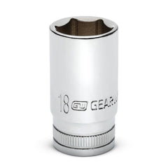 GEARWRENCH Gearwrench 80400S-06 Socket 3/8 in Drive 6 Point 18 Mm
