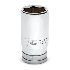 GEARWRENCH Gearwrench 80399S-06 3/8 in Drive 6 Point Socket 17MM