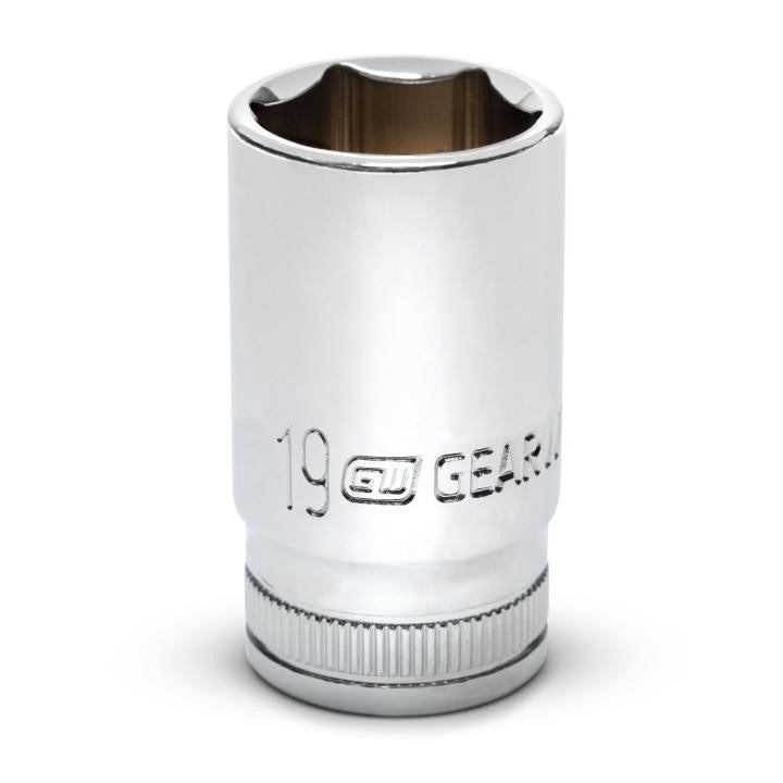 GEARWRENCH Gearwrench 80401S-06 Socket 3/8 in Drive 6 Point 19 Mm