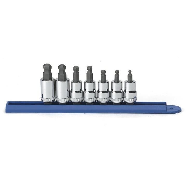 APEX Apex 80587 Ball Hex Bit Socket Set 3/8 in Drive 7 Pc