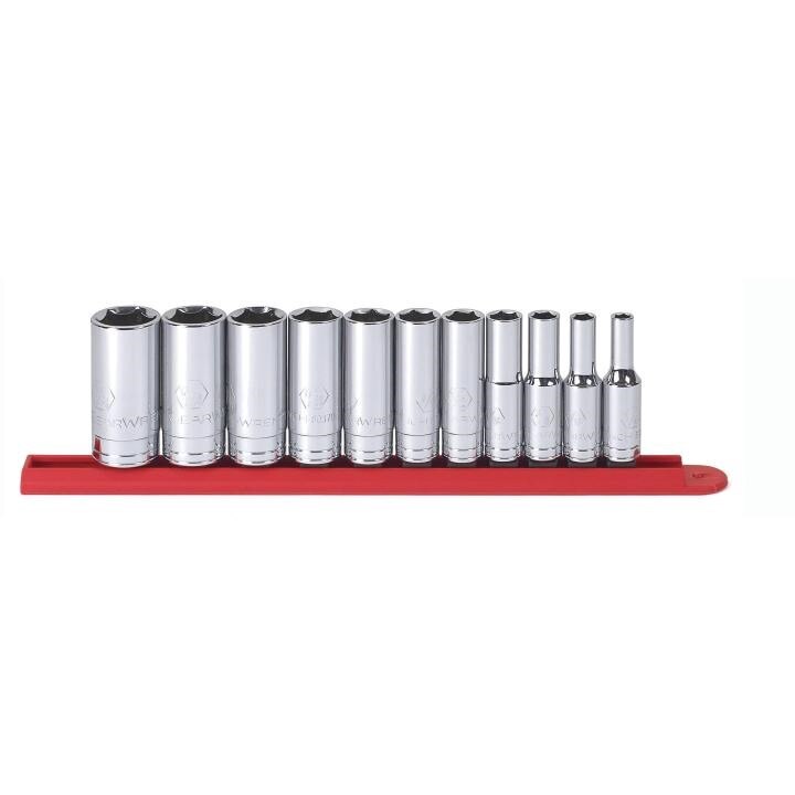 APEX Apex 80555 Socket Set 3/8 in Drive 6 Point Sae Deep 11 Pc