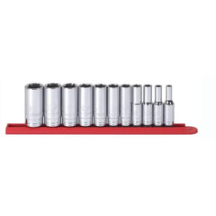 APEX Apex 80555 Socket Set 3/8 in Drive 6 Point Sae Deep 11 Pc