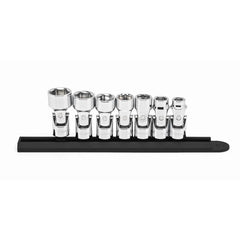 APEX Apex 80564 Flex Socket Set 3/8 in Drive 6 Point Sae 7 Pc