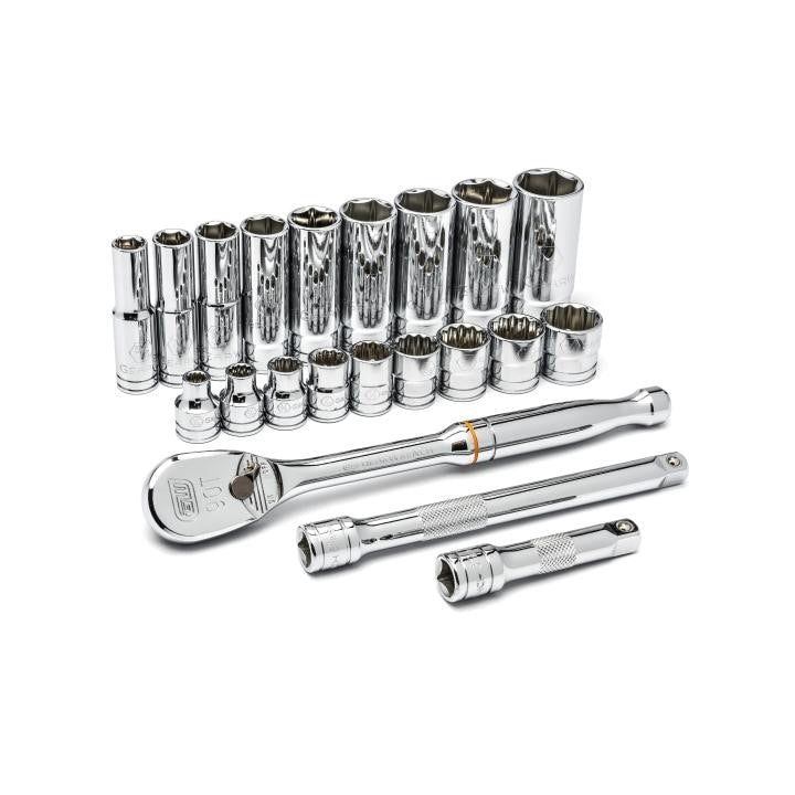 APEX Apex 80557 Mechanics Tool Set 3/8 Inch Drive Sae