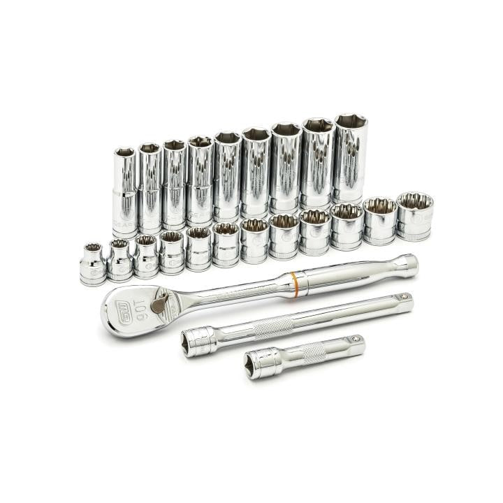 APEX Apex 80559 Mechanics Tool Set 3/8 Inch Drive Metric