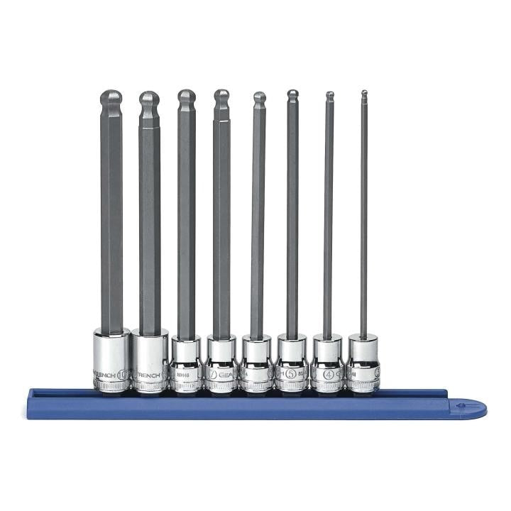 APEX Apex 80573 Ball Hex Bit Socket Set 3/8 in Drive Metric