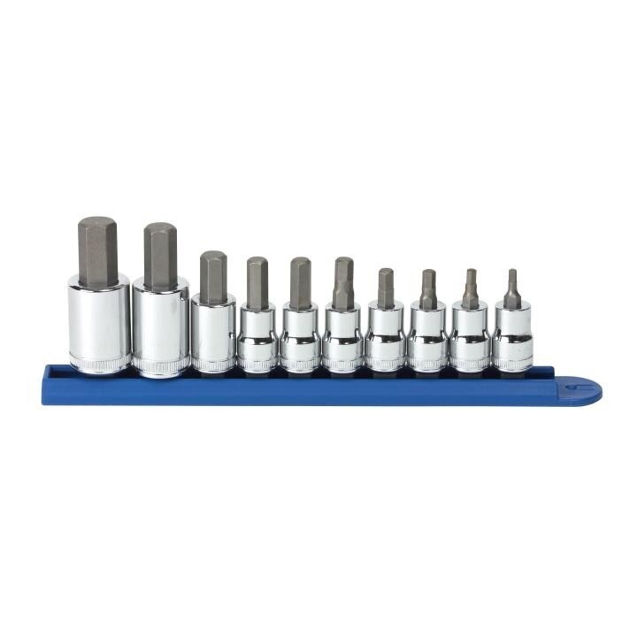 APEX Apex 80578 Metric Hex Bit Socket Set 10 Piece 4-17mm