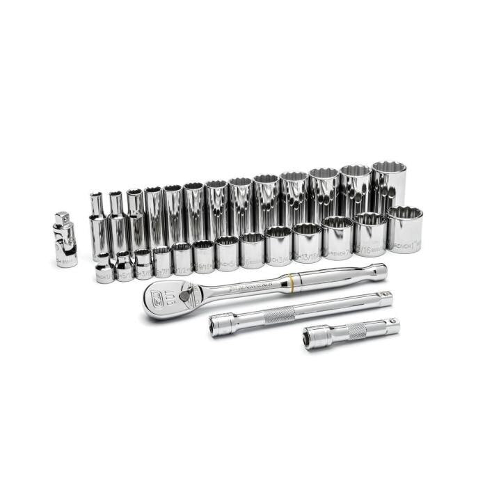 APEX Apex 80568 Mechanics Tool Set 3/8 Inch Drive 12 Point