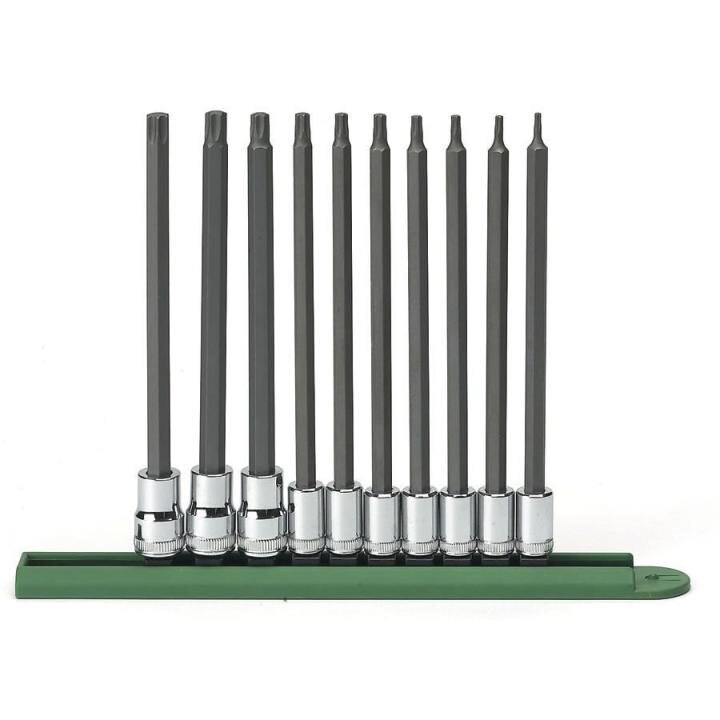APEX Apex 80588 Long Torx Bit Socket Set 10 Piece T8-T50