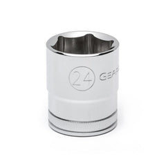 APEX Apex 80636D Socket 1/2 in Drive 6 Point 24 Mm Chrome