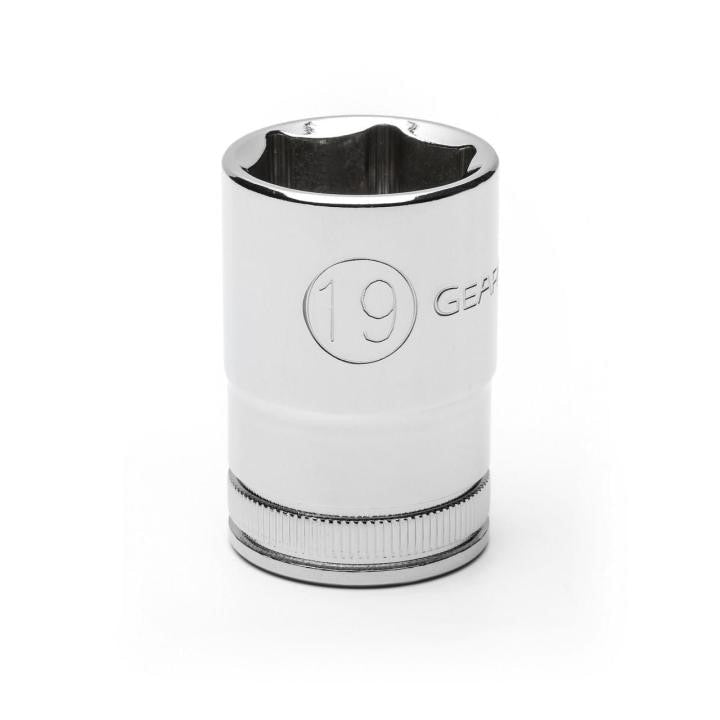 APEX Apex 80631 Socket 1/2 in Drive 6 Point 19 Mm Chrome