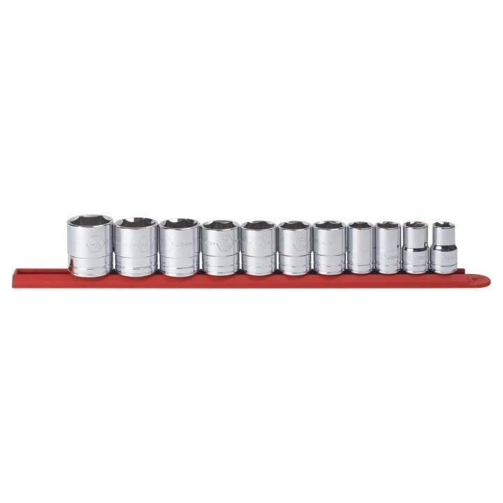 APEX Apex 80703 Socket Set 1/2 in Drive 6 Point Sae 11 Pc