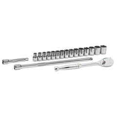 APEX Apex 80708 Mechanics Tool Set 1/2 Inch Drive 6 Point