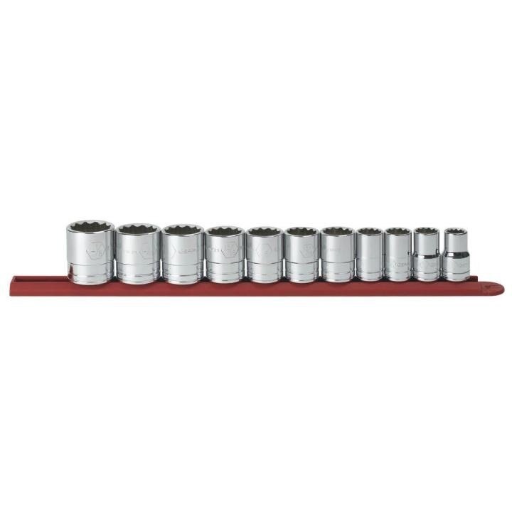 APEX Apex 80711 Socket Set 1/2 in Drive 12 Point Sae 11 Pc