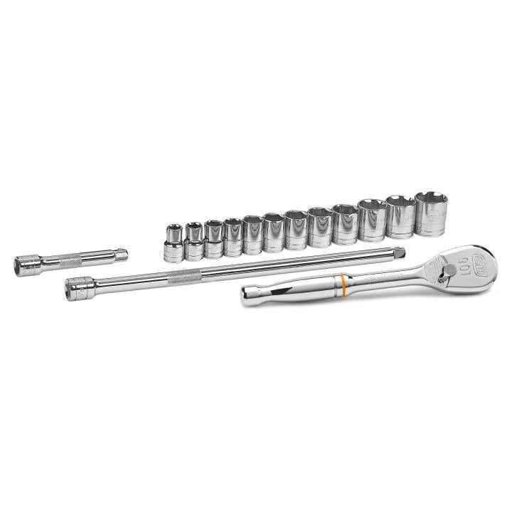 APEX Apex 80706 Mechanics Tool Set 1/2 in Drive 6 Point