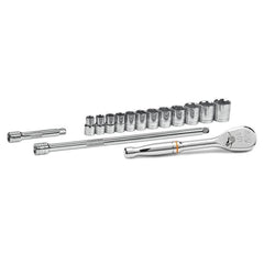 APEX Apex 80706 Mechanics Tool Set 1/2 in Drive 6 Point