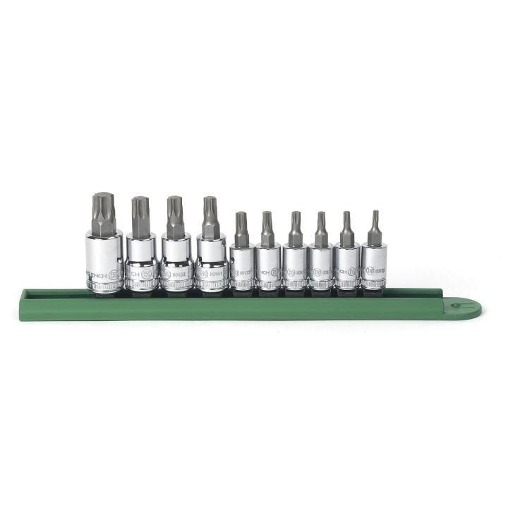 APEX Apex 80722 Torx Bit Socket Set 1/4 3/8 Drive 10 Piece