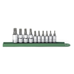 APEX Apex 80722 Torx Bit Socket Set 1/4 3/8 Drive 10 Piece