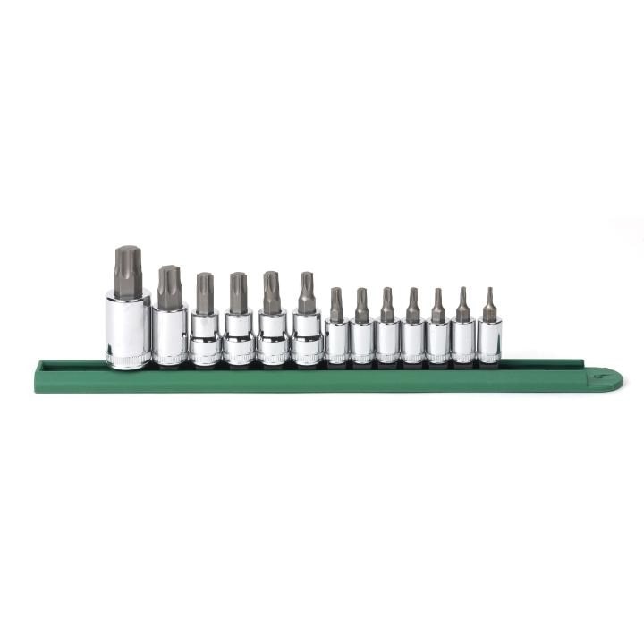 APEX Apex 80723 Torx Bit Socket Set 1/4 3/8 1/2 Drive 13 Piece