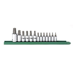 APEX Apex 80723 Torx Bit Socket Set 1/4 3/8 1/2 Drive 13 Piece