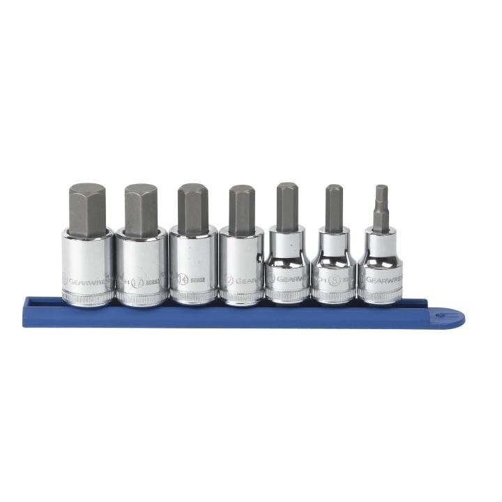 APEX Apex 80720 Hex Bit Socket Set 1/2 in Drive 7 Piece