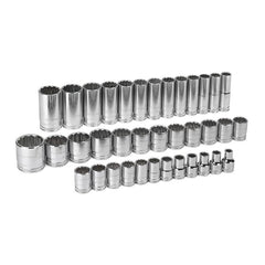 APEX Apex 80730 Socket Set 1/2 in Drive 12 Point Metric 37 Pc
