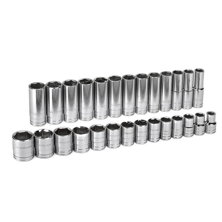 APEX Apex 80729 27 Piece Socket Set 1/2 in Drive 6 Point Sae