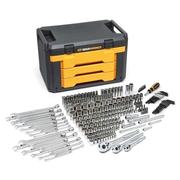 APEX Apex 80942 Mechanics Tool Set 239 Pc 1/4 3/8 1/2 in Drive